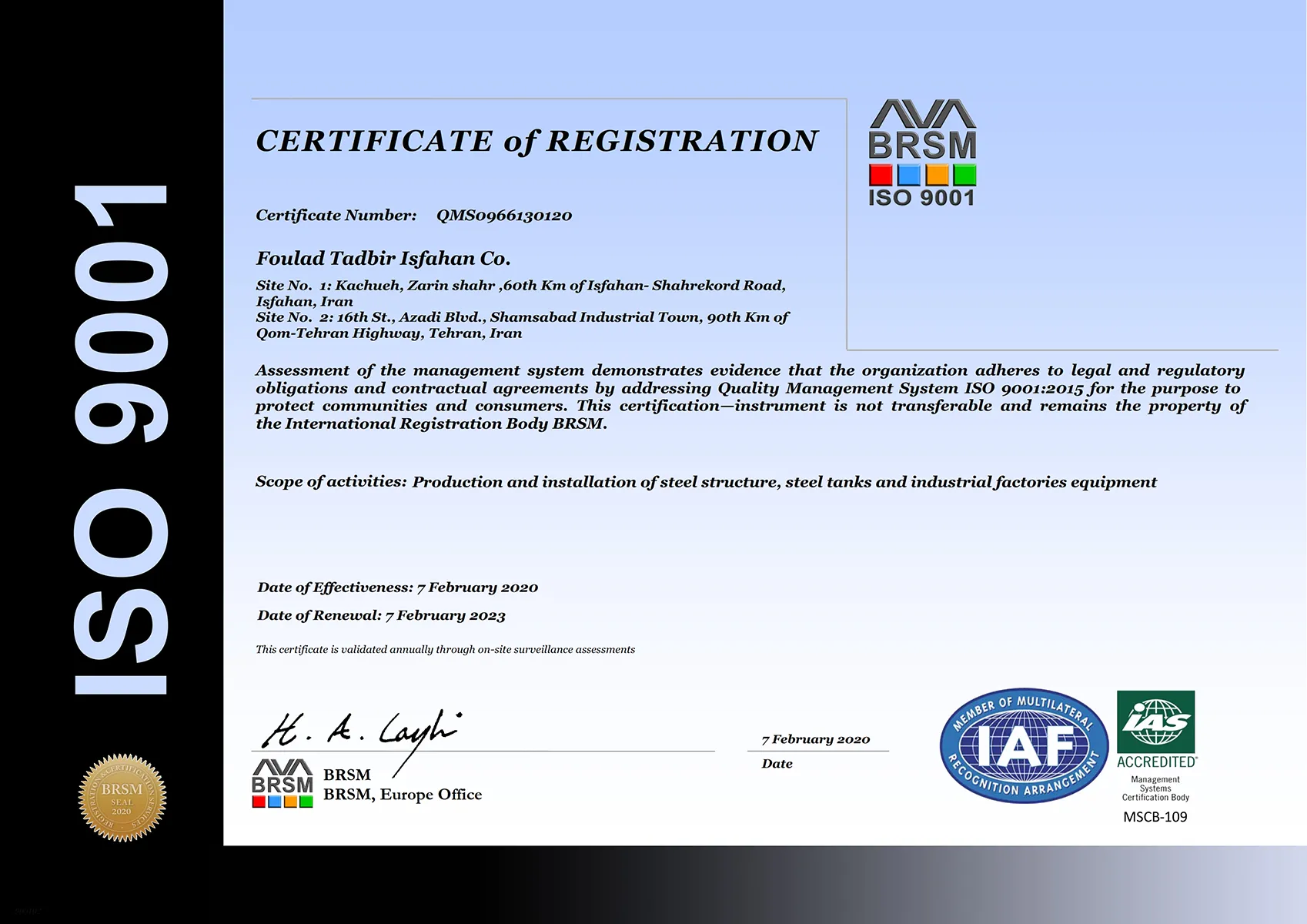 ISO-9001-fouladtadbir